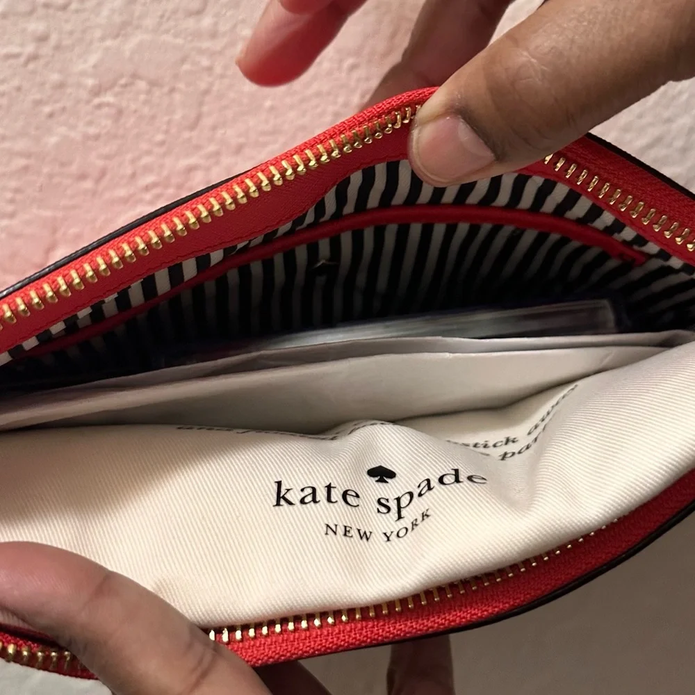 Kate Spade Reddish Orange (pricklypea) Shoulder Bag - Picture 6 of 6